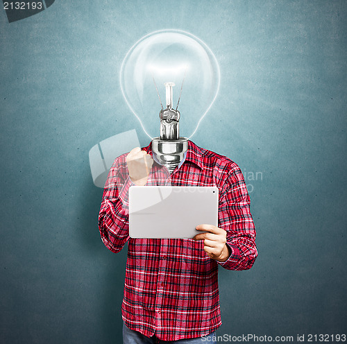 Image of Lamp Head Man With Touch Pad