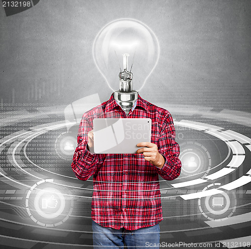 Image of Lamp Head Man With Touch Pad