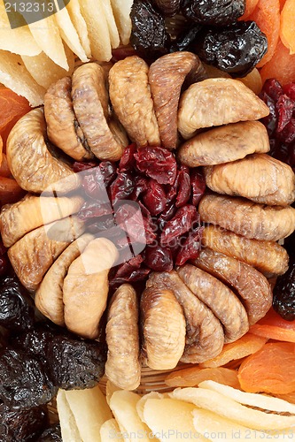 Image of various dried exotic fruits