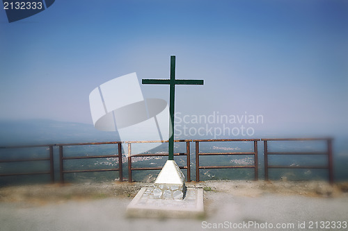 Image of Cross in the mountains