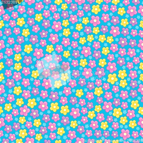 Image of Seamless background flower topic 3