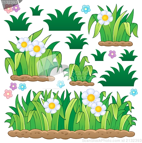 Image of Leaves and grass theme image 2