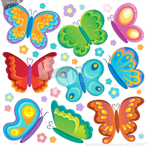 Image of Butterfly theme collection 1