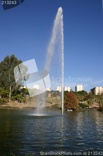 Image of large water fountain