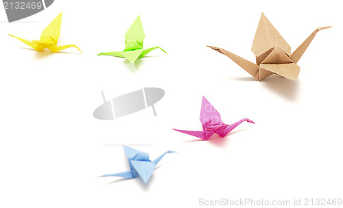 Image of origami birds