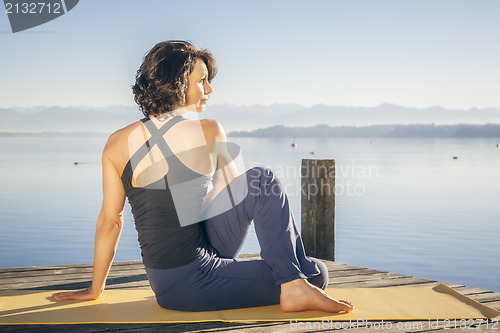 Image of yoga woman