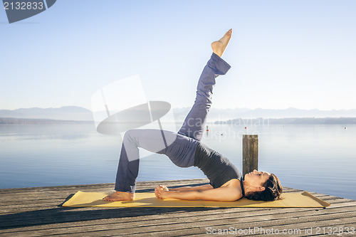 Image of yoga woman