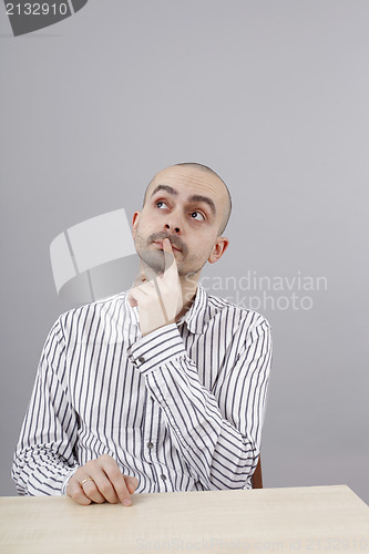 Image of Man at desk