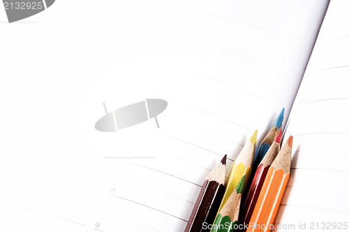 Image of Color pencil and agenda