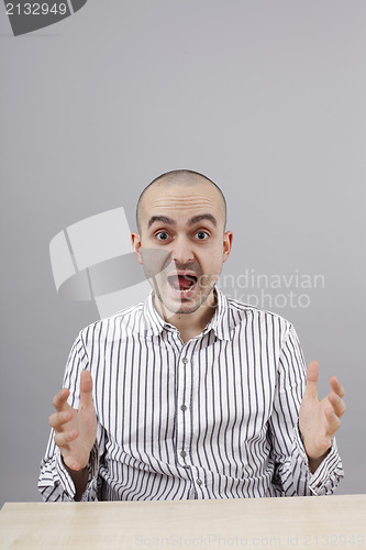 Image of Man at desk