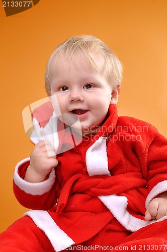 Image of toddler boy smiling