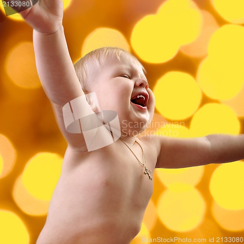 Image of toddler boy smiling