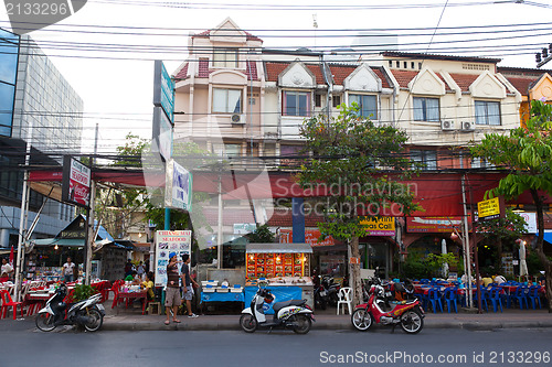 Image of Street in Patong. Thailand. Editorial only.