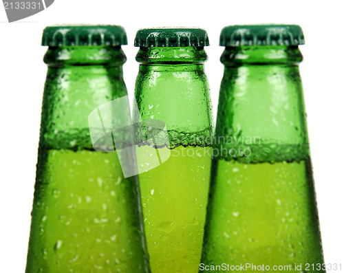Image of Green beer bottle