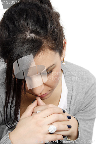Image of Lonely woman