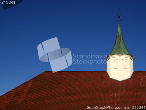 Image of Norwegian church tower