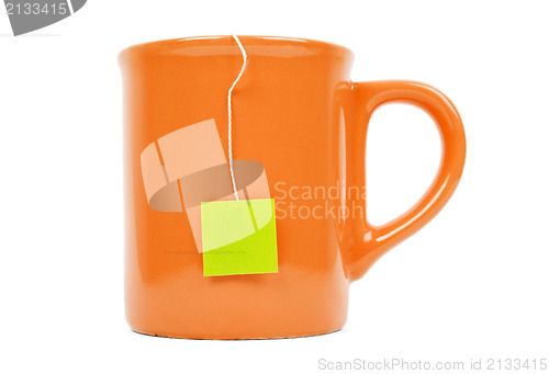 Image of Mug and tea bag