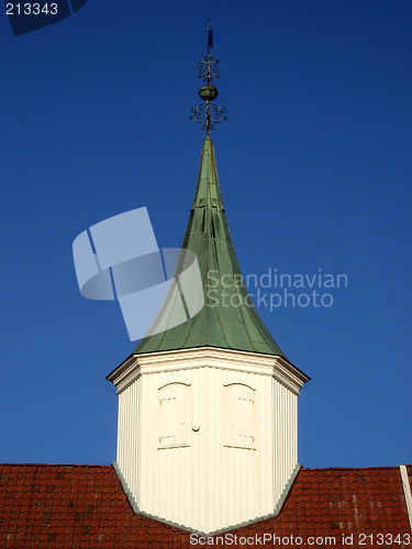 Image of Norwegian church tower