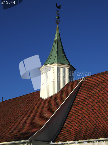 Image of Norwegian church tower