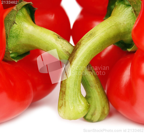 Image of Two red pepper