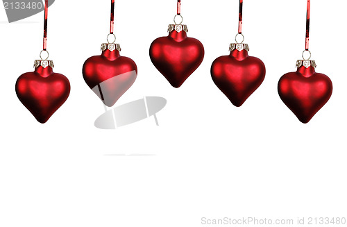 Image of Christmas hearts