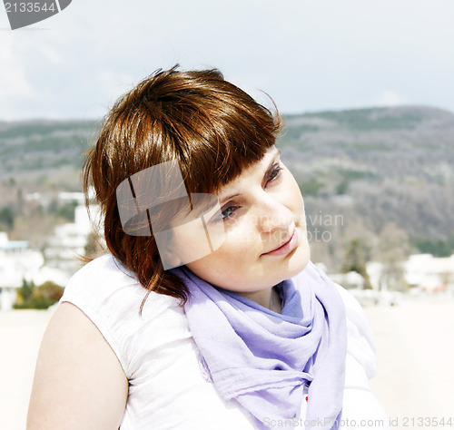 Image of Woman on the beach 

