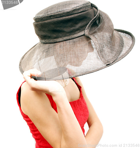 Image of Woman with hat