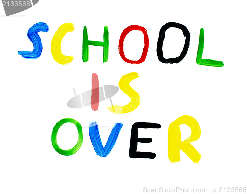 Image of School is over