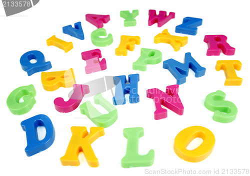Image of Colorful alphabet letters 