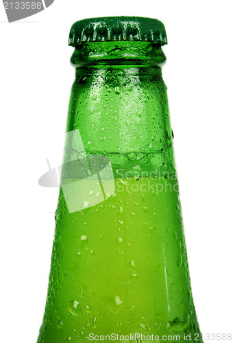 Image of Green beer bottle 