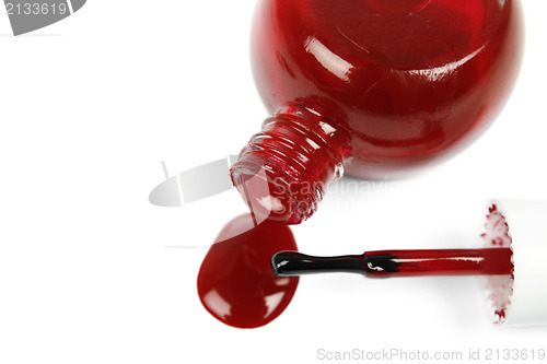 Image of Red nail polish 