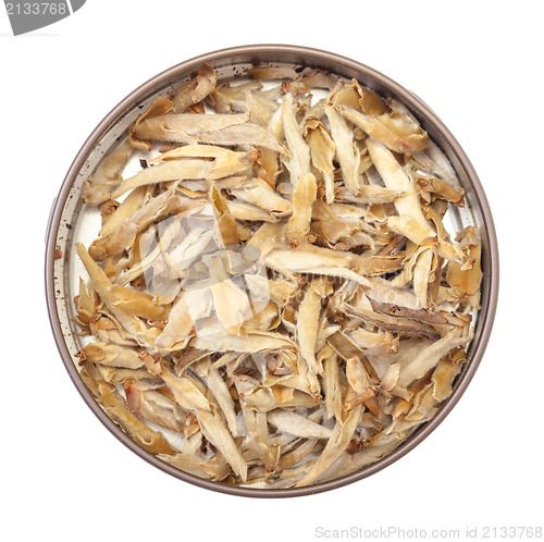 Image of Chinese White Tea in Tin Jar