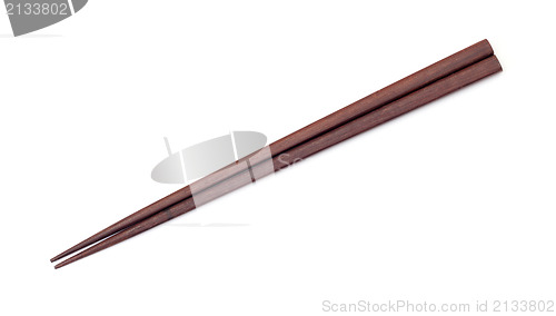 Image of Two Brown Chopsticks