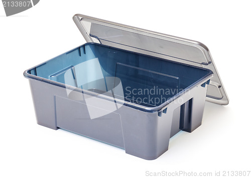 Image of Empty Plastic Container with Lid
