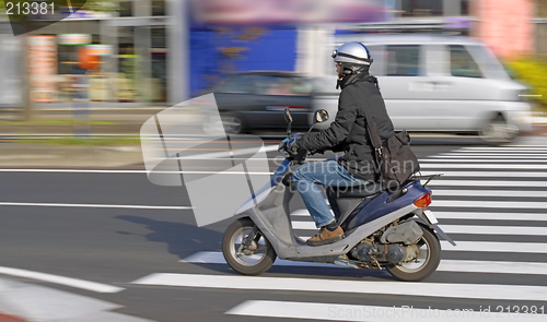 Image of Scooter in motion