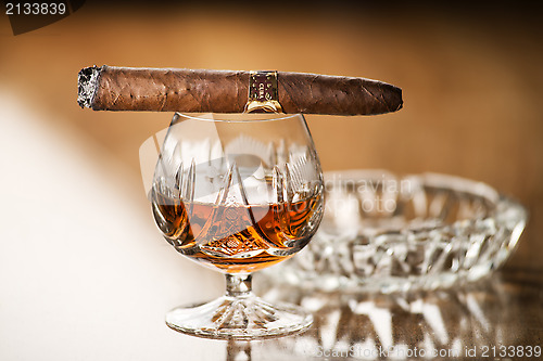 Image of Cognac and cigar