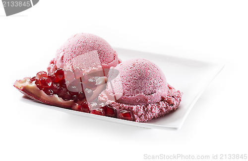 Image of Pomegranate ice cream