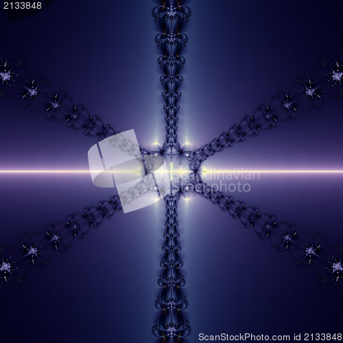 Image of Blue Snowflake