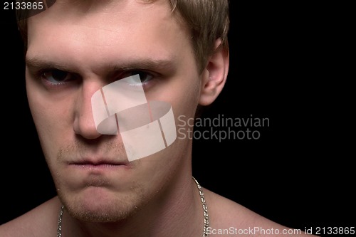 Image of angry young man