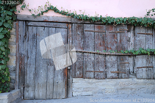 Image of Shabby Wooden Door