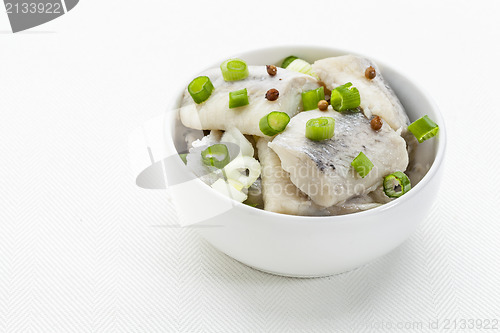 Image of herring with green onion