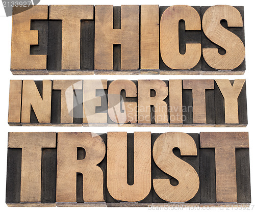 Image of ethics, integrity, trust