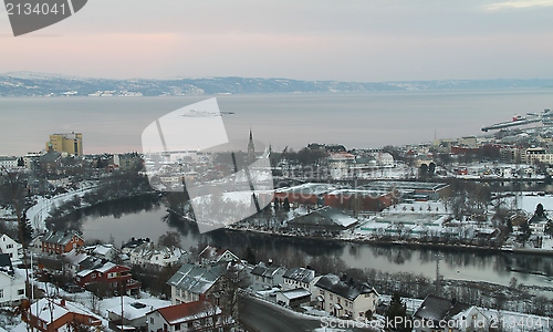 Image of Trondheim in winter