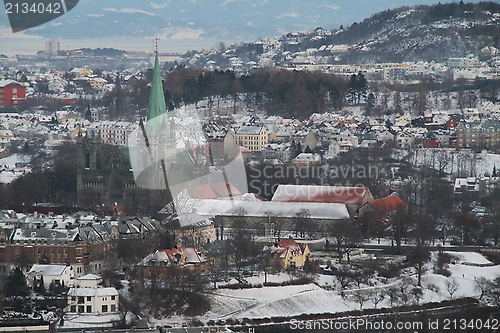 Image of Trondheim in winter
