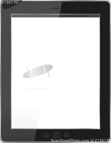 Image of Tablet PC Isolated on White Background