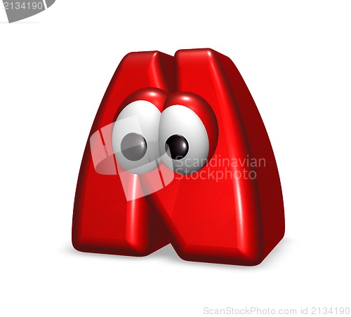 Image of cartoon letter