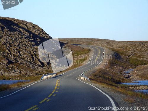 Image of Road in rocky badlands