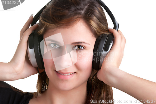 Image of Woman with Headphones