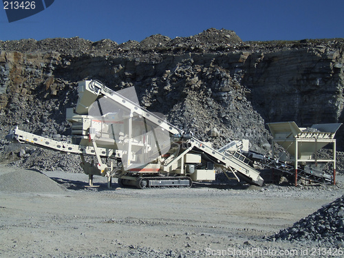 Image of Quarry conveyor belt machine