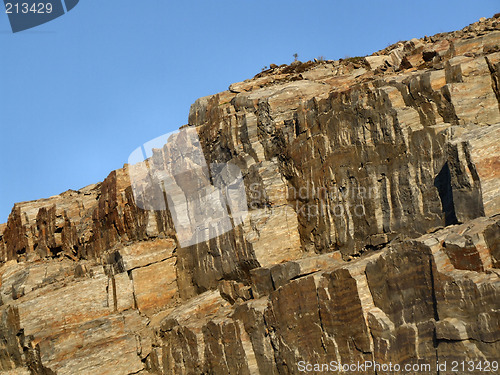 Image of Rocky landscape - bare stone wall